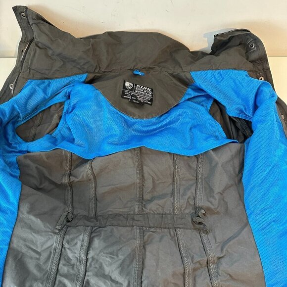 Kuhl Women's Sz XS Projekt Jacket Full Zip Hooded Dynawax Water Resistant Gray - Picture 12 of 14